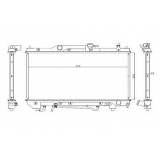 2060292 ORDONEZ Радиатор, охлаждение двигателя