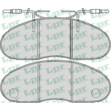 05P976 LPR Комплект тормозных колодок, дисковый тормоз