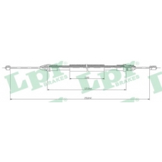 C0710B LPR Трос, стояночная тормозная система