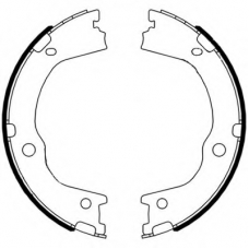 S963 SIMER Комплект тормозных колодок