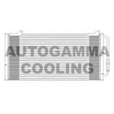 101846 AUTOGAMMA Конденсатор, кондиционер