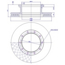 150.600 CAR Тормозной диск