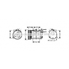 DNK315 Prasco Компрессор, кондиционер