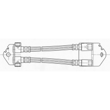 FHY2573 FERODO Тормозной шланг