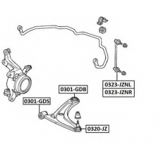 0323-JZNR ASVA Тяга / стойка, стабилизатор