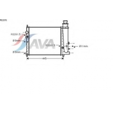 PE2078 AVA Радиатор, охлаждение двигателя