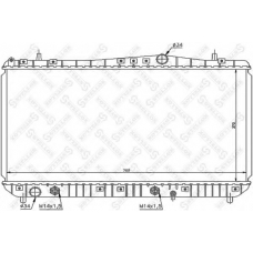 10-25322-SX STELLOX Радиатор, охлаждение двигателя
