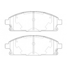 WBP23420A WAGNER LOCKHEED Комплект тормозных колодок, дисковый тормоз