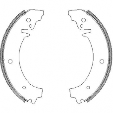 4026.00 REMSA Комплект тормозных колодок