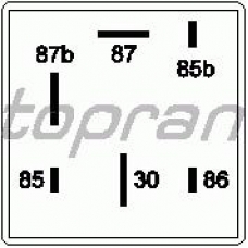 202 155 TOPRAN Реле, топливный насос