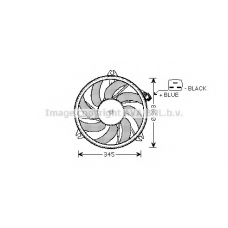 PE7525 Prasco Вентилятор, охлаждение двигателя