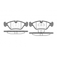 P0393.00 WOKING Комплект тормозных колодок, дисковый тормоз