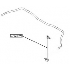 0723-RW ASVA Тяга / стойка, стабилизатор