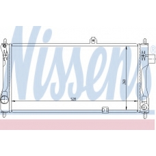 632421 NISSENS Радиатор, охлаждение двигателя