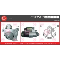 CST35153AS CASCO Стартер