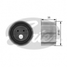 T41039 GATES Натяжной ролик, ремень грм