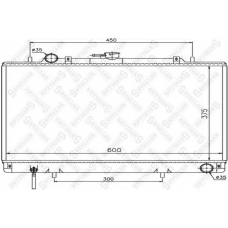 10-25940-SX STELLOX Радиатор, охлаждение двигателя