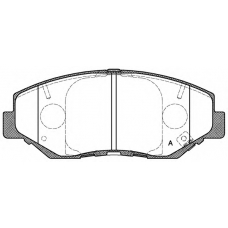 BPA0899.00 OPEN PARTS Комплект тормозных колодок, дисковый тормоз