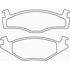 MDK0075 MINTEX Комплект тормозов, дисковый тормозной механизм