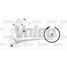 455562 VALEO Стартер