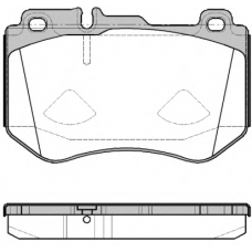 1591.00 REMSA Комплект тормозных колодок, дисковый тормоз