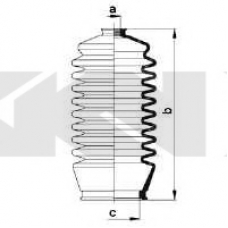 83866 SPIDAN Пыльник, рулевое управление