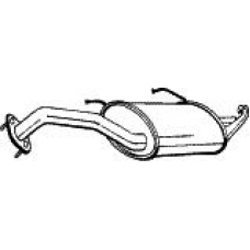 145-389 BOSAL Глушитель выхлопных газов конечный