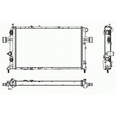 RA0200810 J. DEUS Радиатор, охлаждение двигателя