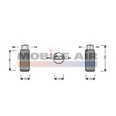 4700D042 VAN WEZEL Осушитель, кондиционер