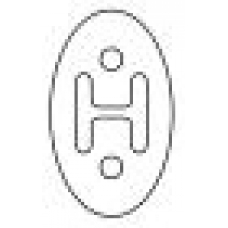 038008 SIGAM Кронштейн, система выпуска ОГ