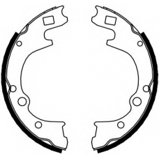 FSB613 FERODO Комплект тормозных колодок