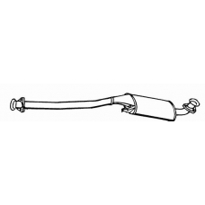 15252 WALKER Средний глушитель выхлопных газов