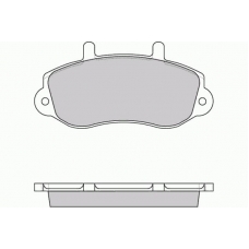 12-0767 E.T.F. Комплект тормозных колодок, дисковый тормоз