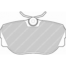 FSL660 FERODO Комплект тормозных колодок, дисковый тормоз