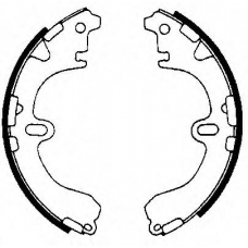 BBF825 QUINTON HAZELL Комплект тормозных колодок