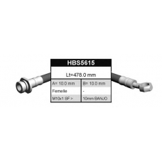 HBS5615 QUINTON HAZELL Тормозной шланг