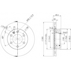 78BD0190 ICER Тормозной диск