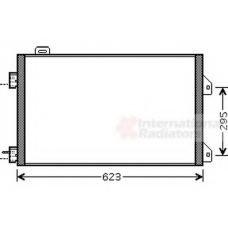 43005347 VAN WEZEL Конденсатор, кондиционер