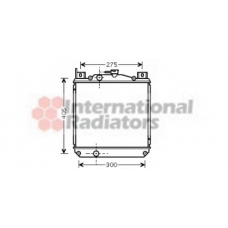 52002059 VAN WEZEL Радиатор, охлаждение двигателя