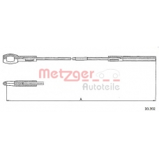 10.302 METZGER Трос, управление сцеплением