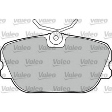 551011 VALEO Комплект тормозных колодок, дисковый тормоз
