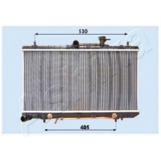 RDA283098 Ashika Радиатор, охлаждение двигателя