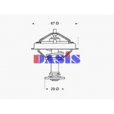 751881N AKS DASIS Термостат, охлаждающая жидкость