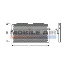 53005006 VAN WEZEL Конденсатор, кондиционер