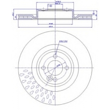 142.1725 CAR Тормозной диск