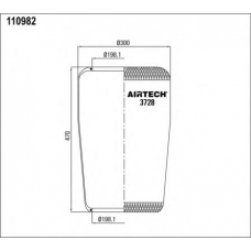 3728 Airtech Кожух пневматической рессоры