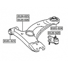0101-024 ASVA Подвеска, рычаг независимой подвески колеса