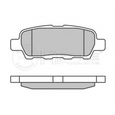 025 238 7114/PD MEYLE Комплект тормозных колодок, дисковый тормоз