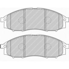 FSL1745 FERODO Комплект тормозных колодок, дисковый тормоз