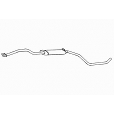 619437 FONOS Средний глушитель выхлопных газов